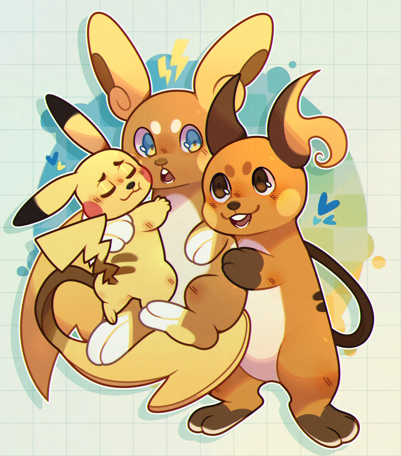Raichu Hug