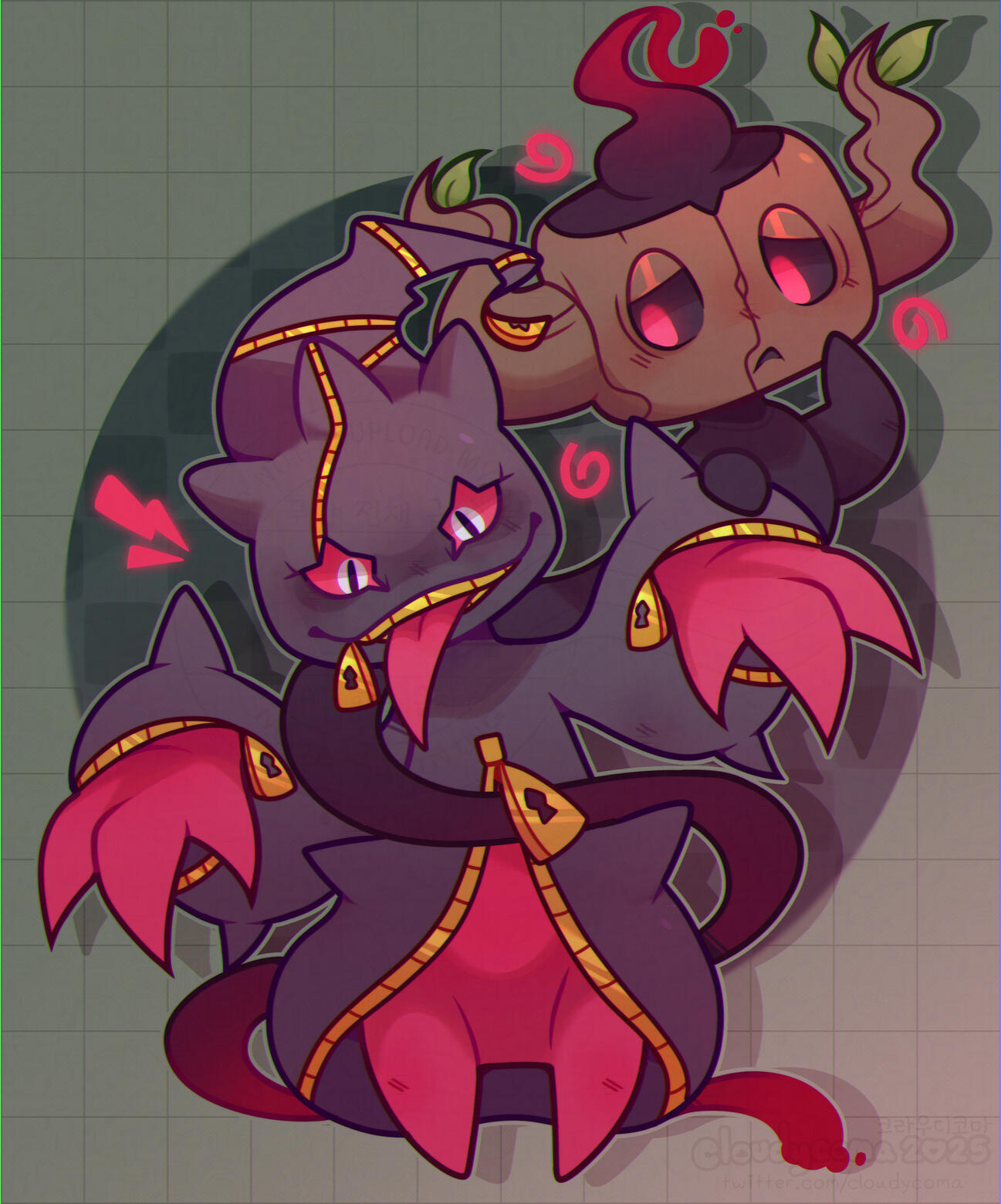 Mega Banette and Phantump